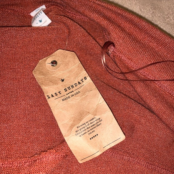 Lazy Sundays Red Cardigan Sweater - Picture 4 of 5